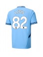 Muži Futbalové oblečenie Manchester City Rico Lewis #82 2024-25 Krátky Rukáv - Domáci